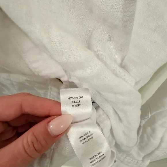 Rails Ellis Button-Down Shirt | White | Women’s XS - Picture 8 of 8